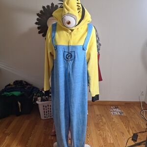 Yellow and Blue Minion Onesie Costume
